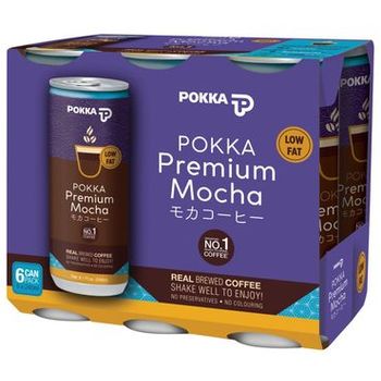 Pokka Premium Mocha Coffee Сans 6 x 240ml