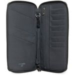 Pacsafe RFID Blocking Travel Wallet Black