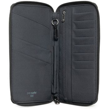 Pacsafe RFID Blocking Travel Wallet Black