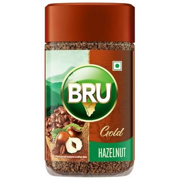 Bru Gold Freeze Dried Hazelnut Instant Coffee Mix 55g