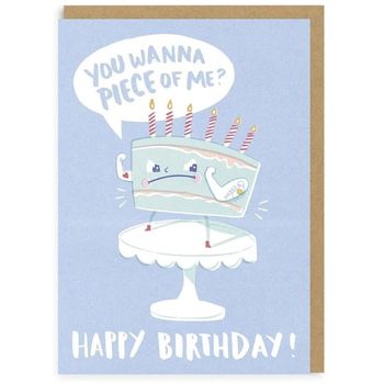 Ohh Deer You Wanna Piece Of Me Greeting Card