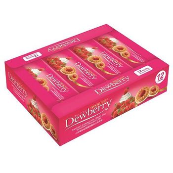 Jack 'n Jill Dewberry Sandwich Biscuits Strawberry