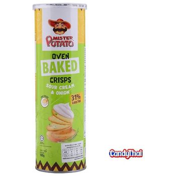 Mister Potato Oven Baked Crisps Sour Cream Onion 100g