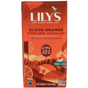 Lilys Swts Lilys Stvia Dk Chocolate Orange 80g