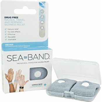 Sea Band Wrist Band Drug Free Nausea Relief