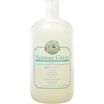 Idocare Summer Citrus 5 X Concentrated Dishwashing Liquid 500ml