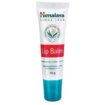 Himalaya Nourishing Lip Balm Natural Lip Balm With Carrot Seed Oil And Wheat Germ Oil From Petroleum And Artificial Colors 0.16oz 4.5g 4 Pack