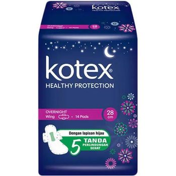 Kotex Healthy Protection Overnight Wing 14 Contents 28cm