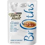 Purina Purina Fancy Feast Classic Broths Tuna, Shrimp & Whitefish Pouch Cat Food 40g