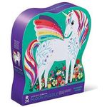 Crocodile Creek Unicorn Garden 36 Piece Jigsaw Floor Puzzle With Heavy-duty Box For Storage Large 20" X 27" Completed Size Designed For Kids Ages 3 Years And Up