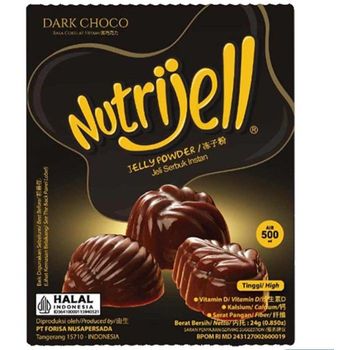 Nutrijell Jelly Powder Dark Choco 24g