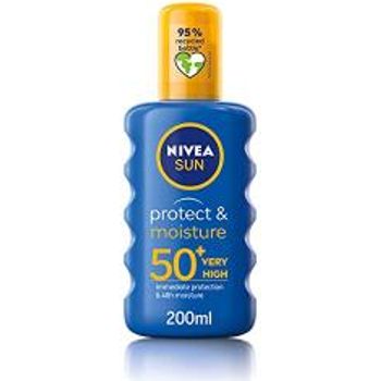 Nivea Sun Protect Moisture Sunscreen Spray Spf 50 200ml