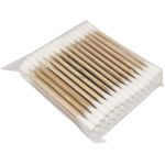 Generic Advancedestore Double End Wooden Tube Cotton Swab Bud 96g