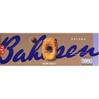 Bahlsen Deloba Puff Pastry Biscuits Blueberry
