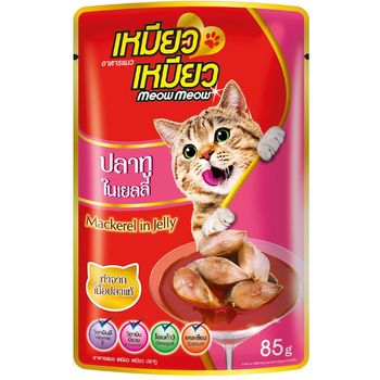 Meow Meow Pouch Cat Mackerel flavor 85g