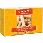 Vaadi Herbals Divine Sandal Soap With Saffron And Turmeric 75g