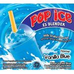 Pop Ice Milk Shake Powder Vanilla Blue Flavor 25g