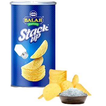 Balaji Wafers Stack Up Simply Salted 60g