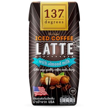 137 Degrees Iced Coffee Latte with Almond Milk 180ml