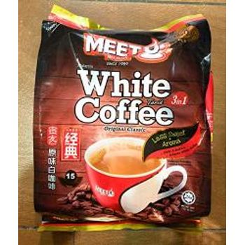 Meet U White Coffee Original Classic 3 In 1 15 Sticks X 40g