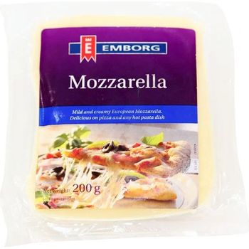 Emborg Mozzarella Cheese Block 200g