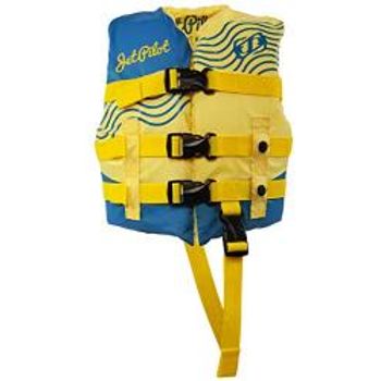 JetPilot Pistol Child Nylon CGA Vest-BLU YEL