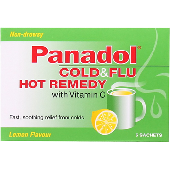 Panadol Cold Flu Hot Remedy 5s