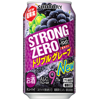 Suntory Strong Zero Triple Grape 350ml