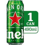 Heineken Lager Beer Can 490ml