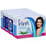 Vivel Aloe Vera Soap For Satin Soft Skin 4pcs 100g