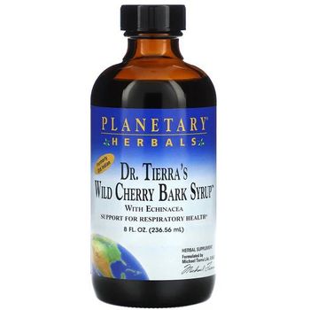 Planetary Herbals, Dr. Tierra's Wild Cherry Bark Syrup 236ml