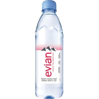 Evian Natural Mineral Water 500ml