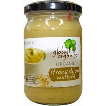 Global Organics Strong Dijon Mustard 200g