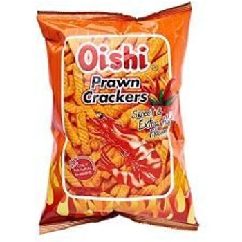 Oishi Prawn Crackers Spicy Flavor 90g