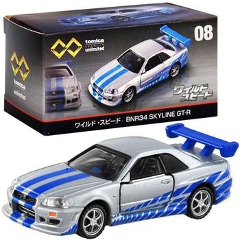 Takara Tomy Tomica Premium Unlimited 08 The Fast and the Furious BNR34 Skyline GT-R Tomica