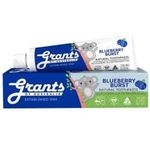Grants Of Australia Blueberry Burst Kid Natural Toothpaste Calcium Carbonate Xylitol And Aloe Vera Juice Fluoride Made In Australia Essential Hub Set Of 4 Pieces 4 X 75g