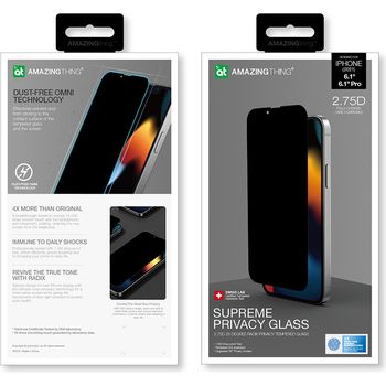 Amazing Thing Privacy Tempered Glass Full cover for iPhone 13 and iPhone 13 PRO 6.1"