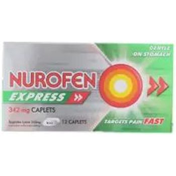 Nurofen Express 342mg Caplets 12's