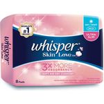 Whisper Skin Love Day And Night Ultra Slim 8 Sachets