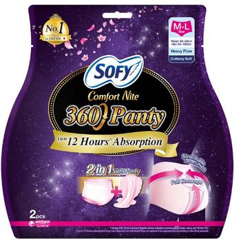 Sofy Comfort Nite 360 Panty 2pcs