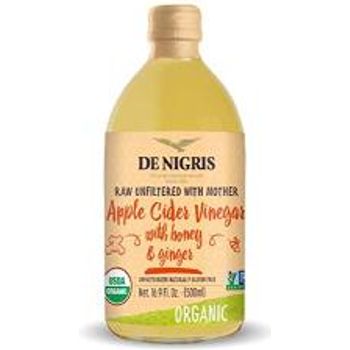 De Nigris Organic Apple Cider Vinegar With Honey Ginger 500ml
