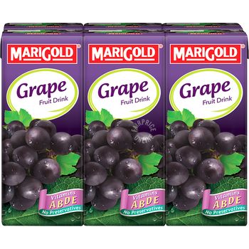 Marigold Packet Fruit Grape 6 x 250ml