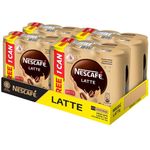 Nescafe Latte Can Carton Smooth and Creamy 4 x 6 x 240ml