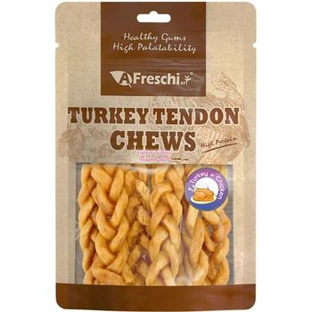 Afreschi Dog Turkey Tendon Braided Stick 130g (6 pcs/pack) [9 packs]