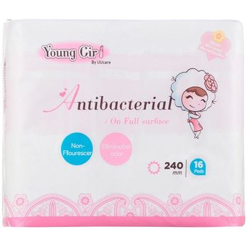 Young Girl Daytime sanitary napkin 16 Sachets 24cm