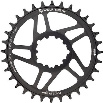Wolf Tooth Direct Mount Chainring 3 Bolt Boost Black 70g