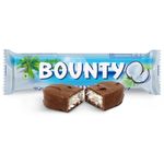 Bounty Coconut And Milk Chocolate Bars 57g