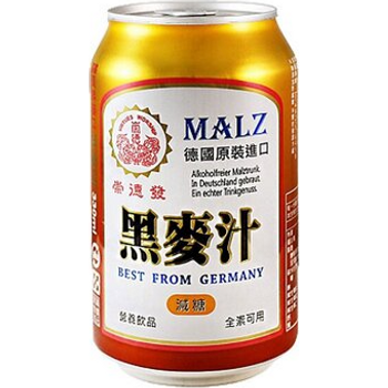 Chong De Fa Natural Rye Juice (Reduced Sugar) Easy Open Can 330ml