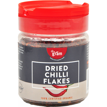Dr Gram Organic Chilli Flakes 50g