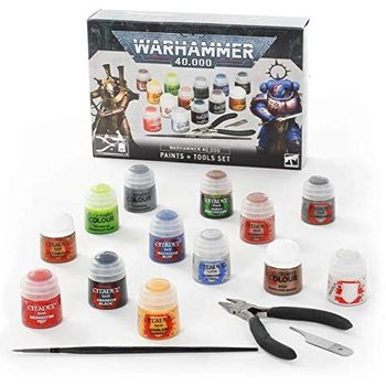 Games Workshop Warhammer 40k Paints And Tools Set